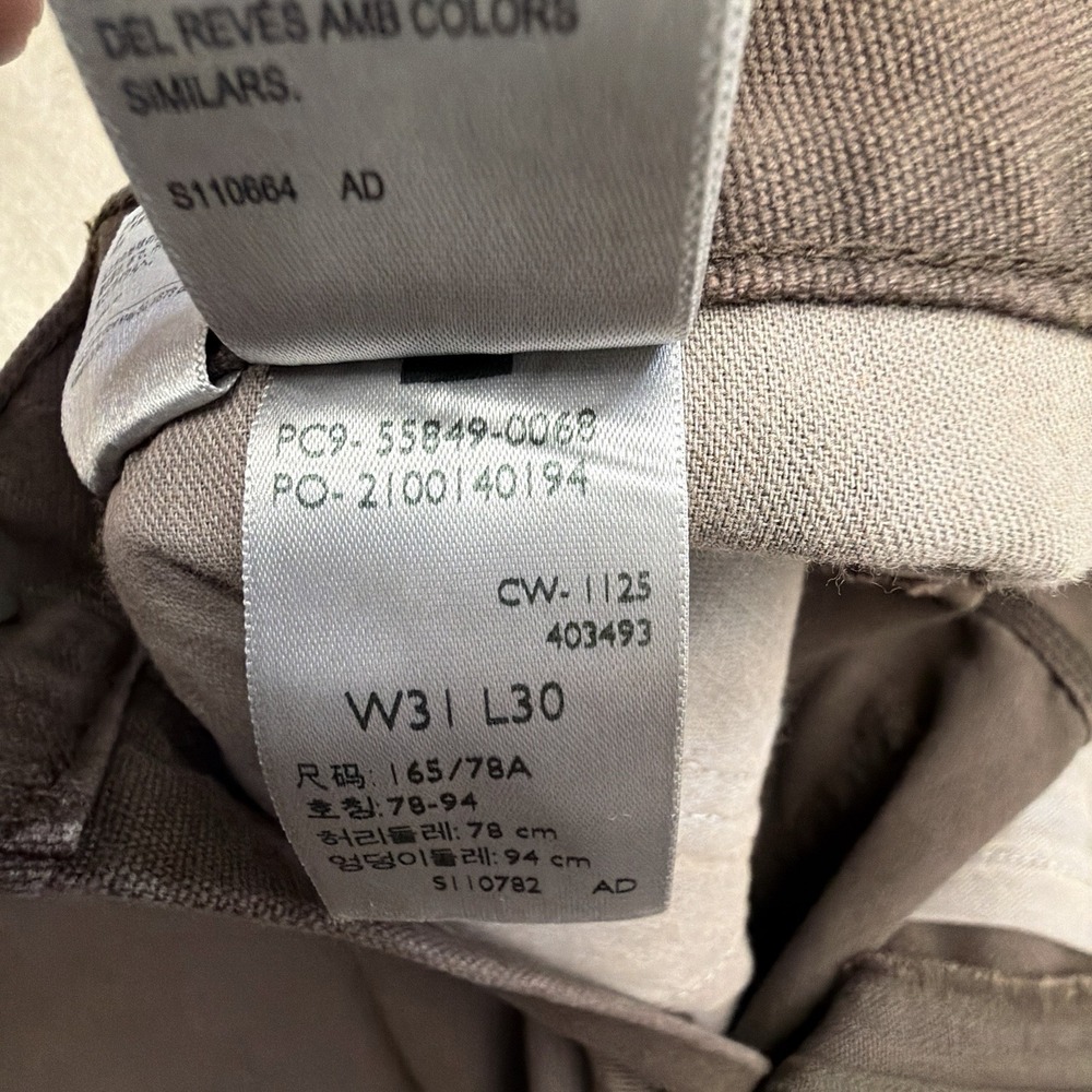 Levi's 568 Loose Carpenter Jeans Men's 31x30 (Fits 32x29) Brown Workwear - Picture 8 of 13